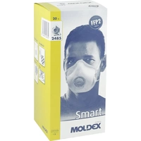 Moldex Smart 248501 Feinstaubmaske mit Ventil FFP2 D 20 St. EN 149:2001, EN 149:2009 DIN 149:2001, DIN 149:2009 Moldex Smart 248501 Feinstaubmaske mit Ventil FFP2 D 20 St. EN 149:2001, EN 149:2009 DIN 149:2001, DIN 149:2009