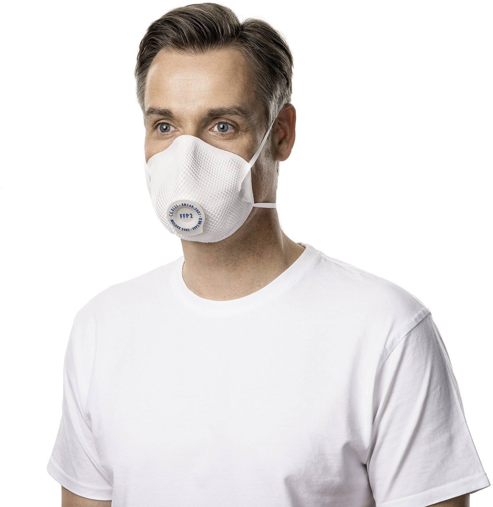 Moldex Smart 248501 Feinstaubmaske mit Ventil FFP2 D 20 St. EN 149:2001, EN 149:2009 DIN 149:2001, DIN 149:2009