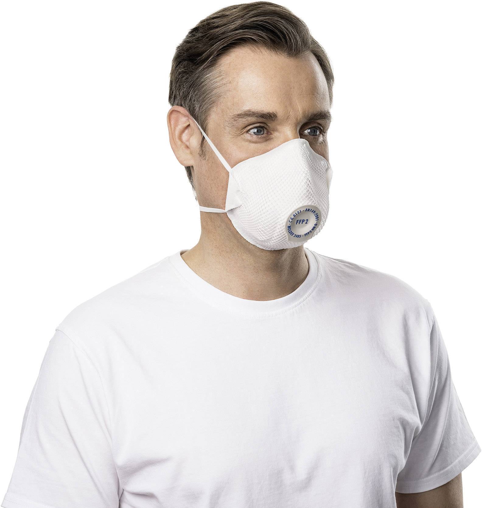 Moldex Smart 248501 Feinstaubmaske mit Ventil FFP2 D 20 St. EN 149:2001, EN 149:2009 DIN 149:2001, DIN 149:2009