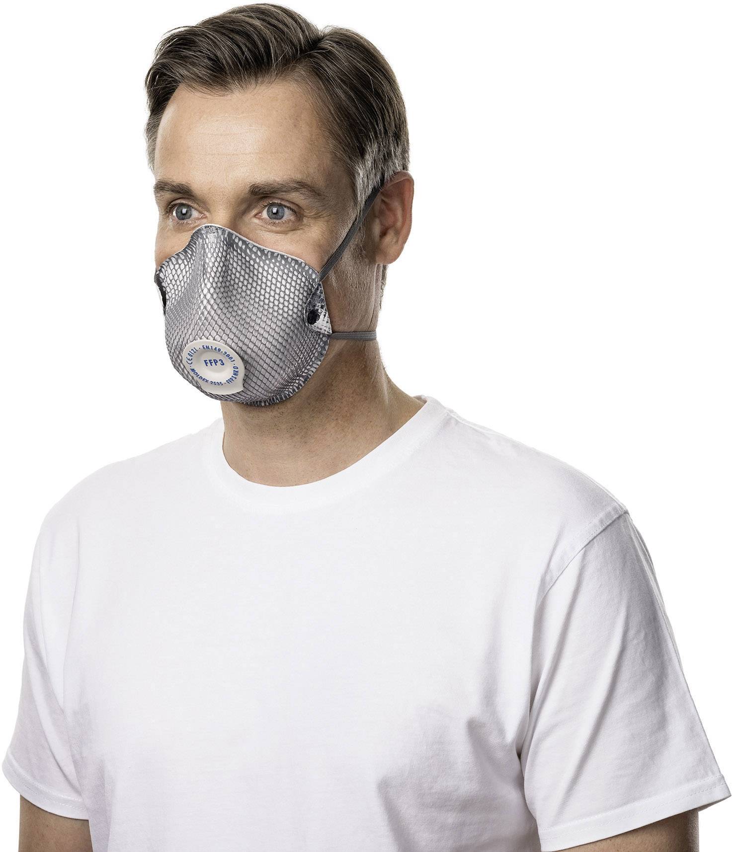 Moldex 253501 Feinstaubmaske mit Ventil FFP3 D 10 St.