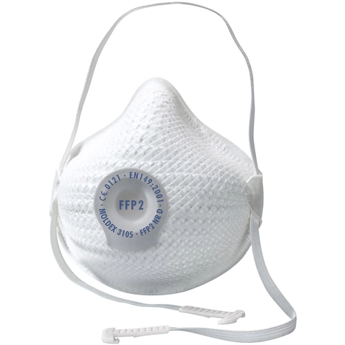 Moldex Air 310501 Feinstaubmaske mit Ventil FFP2 D 10 St. EN 149:2001, EN 149:2009 DIN 149:2001, DIN 149:2009 Moldex Air 310501 Feinstaubmaske mit Ventil FFP2 D 10 St. EN 149:2001, EN 149:2009 DIN 149:2001, DIN 149:2009