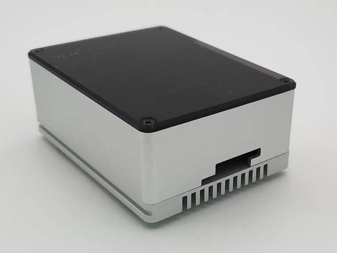 Radxa RockPi_GH_PROLP_SV SBC-Gehäuse Passend für (Entwicklungskits): Rock Pi Silber