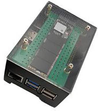 Radxa RockPi_GH_ecoPI_SV SBC-Gehäuse Passend für (Entwicklungskits): Rock Pi Silber