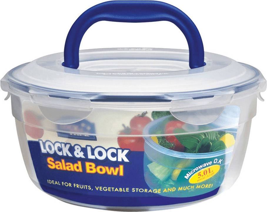 LOCK & LOCK Salatschüssel mit Tragegriff 5 Liter
