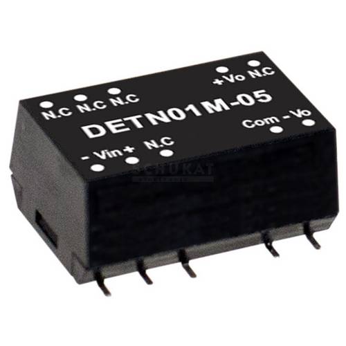 MEAN WELL DETN01M-12 DC/DC-Wandlermodul 42mA 1W Anzahl Ausgänge: 2 x