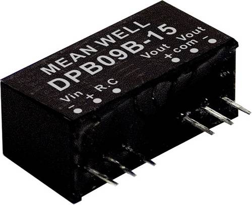 MEAN WELL DPB09C-15 DC/DC-Wandlermodul 300 mA 9 W Anzahl Ausgänge: 2 x Inhalt 1 St.