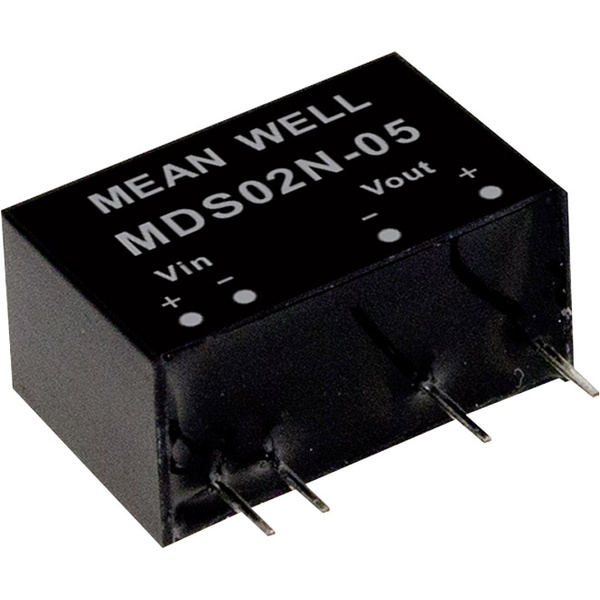 Mean Well MDS02M-05 DC/DC-Wandlermodul 400 mA 2 W Anzahl Ausgänge: 1 x Inhalt 1 St.