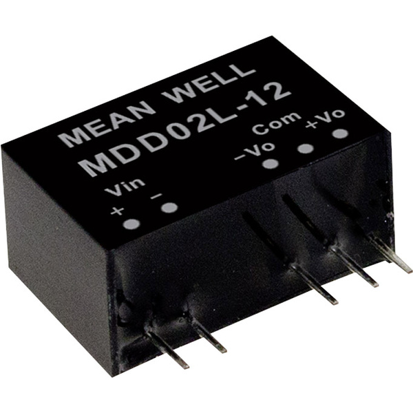 Mean Well MDD02N-05 DC/DC-Wandlermodul 200 mA 2 W Anzahl Ausgänge: 2 x Inhalt 1 St.