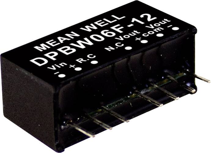 MEAN WELL DPBW06F-15 DC/DC-Wandlermodul 200 mA 6 W Anzahl Ausgänge: 2 x Inhalt 1 St.