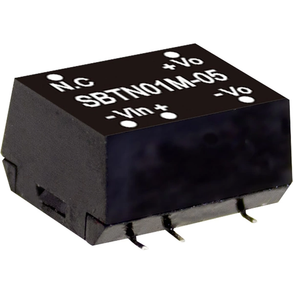 MEAN WELL SBTN01N-05 DC/DC-Wandlermodul 200mA 1W Anzahl Ausgänge: 1 x Inhalt MEAN WELL SBTN01N-05 DC/DC-Wandlermodul 200mA 1W Anzahl Ausgänge: 1 x Inhalt