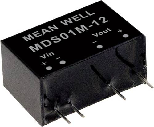 MEAN WELL MDS01L-12 DC/DC-Wandlermodul 84 mA 1 W Anzahl Ausgänge: 1 x Inhalt 1 St.