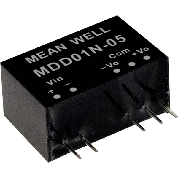 Mean Well MDD01L-05 DC/DC-Wandlermodul 100 mA 1 W Anzahl Ausgänge: 2 x Inhalt 1 St.