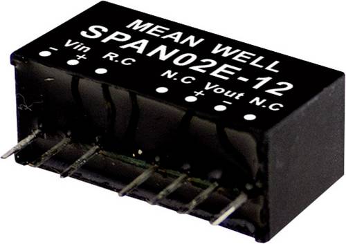 MEAN WELL SPAN02A-12 DC/DC-Wandlermodul 167 mA 2 W Anzahl Ausgänge: 1 x Inhalt 1 St.