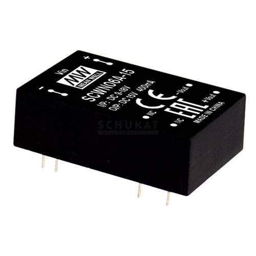MEAN WELL SCWN06A-05 DC/DC-Wandlermodul 1 A 6 W Anzahl Ausgänge: 1 x Inhalt 1 St.