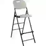 Perel bar stool Polyethylen, Stahl Weiß Perel bar stool Polyethylen, Stahl Weiß