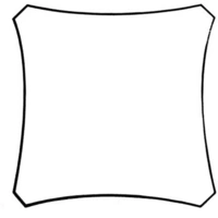 Perel GSS4360PE Sonnensegel sun sails 3600 mm x 3600 mm 1 St. Perel GSS4360PE Sonnensegel sun sails 3600 mm x 3600 mm 1 St.