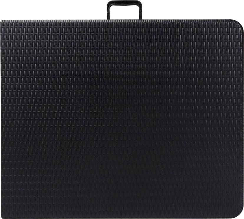 Perel folding table rattan Camping Tisch Schwarz FP180R Belastbarkeit (Gewicht) (max.) 100kg