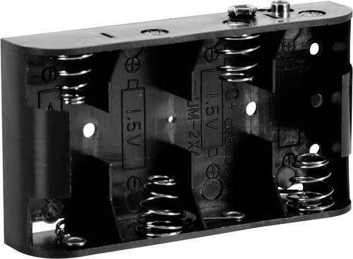 Velleman BH243B Batteriehalter 4x Baby (C) Druckknopfanschluss (L x B x H) 106 x 59 x 22mm
