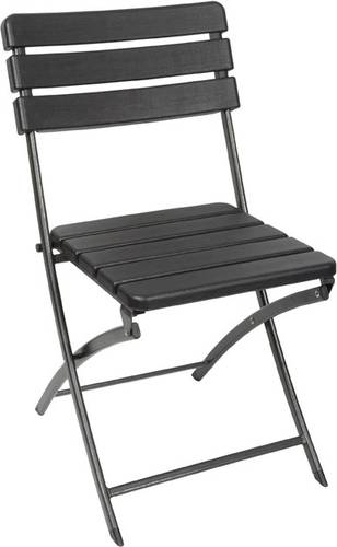 folding chair wood Camping Stuhl Schwarz FP165W Belastbarkeit (Gewicht) (max.) 300kg