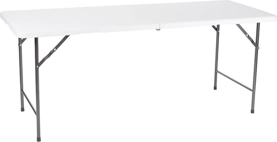 Perel folding table Camping Tisch Weiß FP183 Belastbarkeit (Gewicht) (max.) 100kg