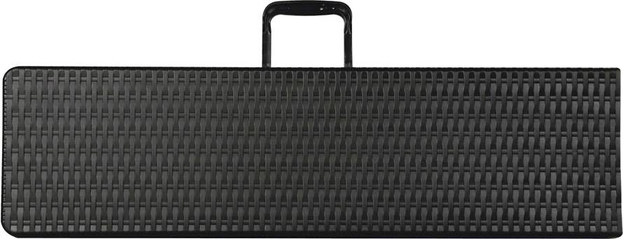 Perel imitation rotin Camping Bank Schwarz FP160R Belastbarkeit (Gewicht) (max.) 600kg