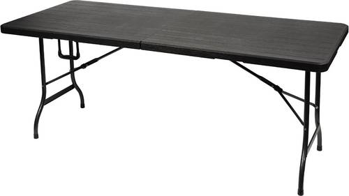 folding table wood Camping Tisch Schwarz FP180W Belastbarkeit (Gewicht) (max.) 100kg