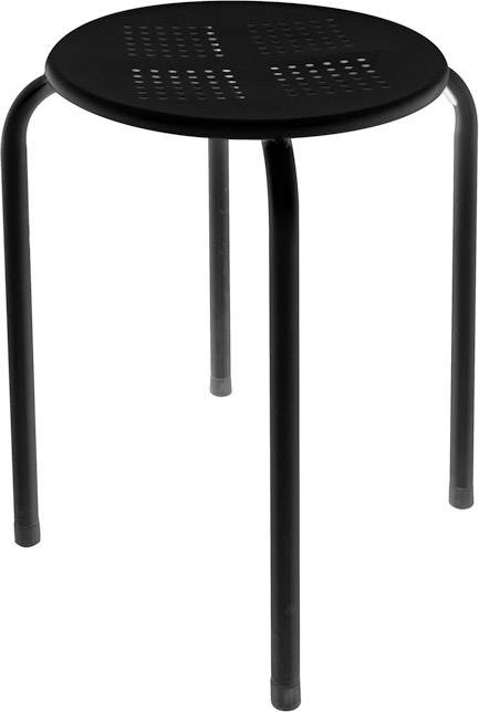 Perel Hocker stool Schwarz FP135B