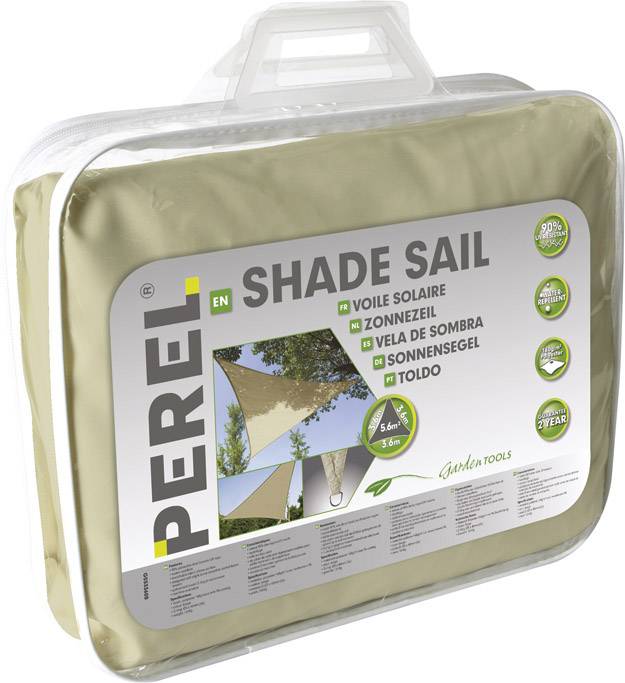 Perel GSS3360PE Sonnensegel sun sails 3600mm x 3600mm 1St.