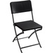 Perel folding chair rattan Camping Stuhl Schwarz FP165R Belastbarkeit (Gewicht) (max.) 300 kg