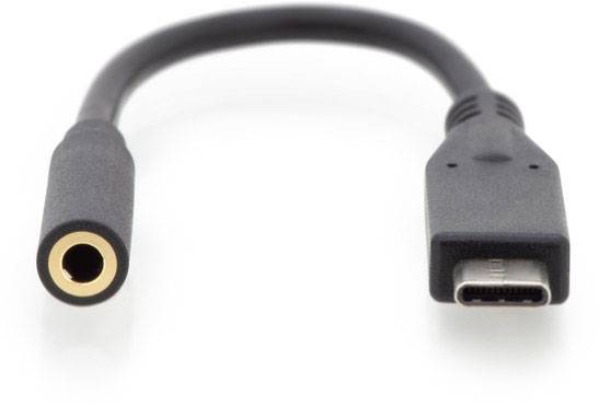 Digitus Audio Adapterkabel [1x USB-C® Stecker - 1x Klinkenbuchse 3.5 mm] AK-300321-002-S 20.00cm Flexibel