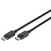 Digitus DisplayPort Anschlusskabel DisplayPort Stecker, DisplayPort Stecker 2.00m Schwarz AK-340106-020-S Ultra HD (8K)