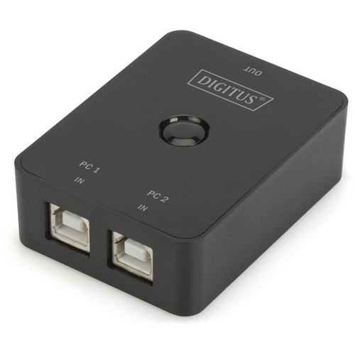 Digitus DA-70135-2 1+2 Port USB 2.0-Umschalter Schwarz