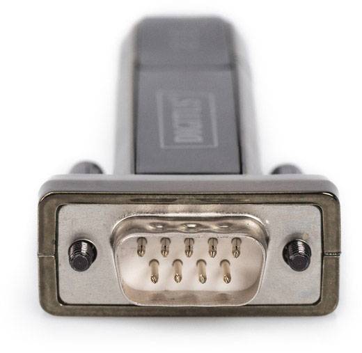 Digitus USB 2.0, Seriell Adapter [1x USB 2.0 Stecker A - 1x D-SUB-Stecker 9pol.] DA-70167 0.80m vergoldete Steckkontakte