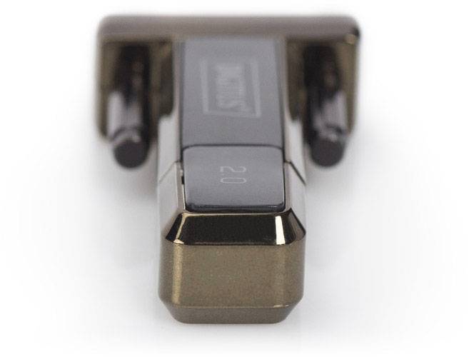 Digitus USB 2.0, Seriell Adapter [1x USB 2.0 Stecker A - 1x D-SUB-Stecker 9pol.] DA-70167 0.80m vergoldete Steckkontakte