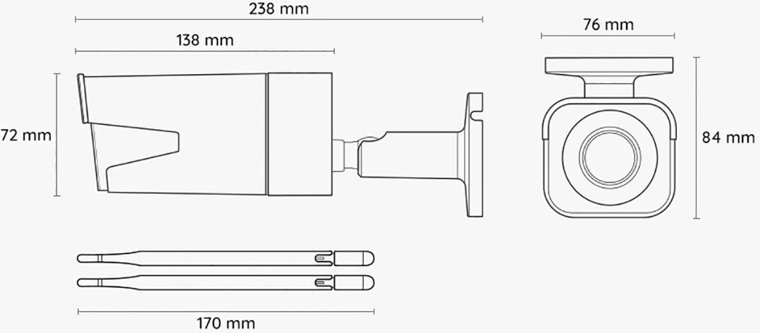 Reolink RL511W +64GB RL511W +64GB WLAN IP Überwachungskamera 2560 x 1920 Pixel