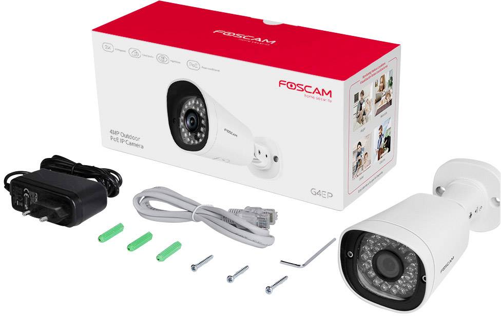 Foscam G4EP 0g4epw LAN IP Überwachungskamera 2304 x 1536 Pixel