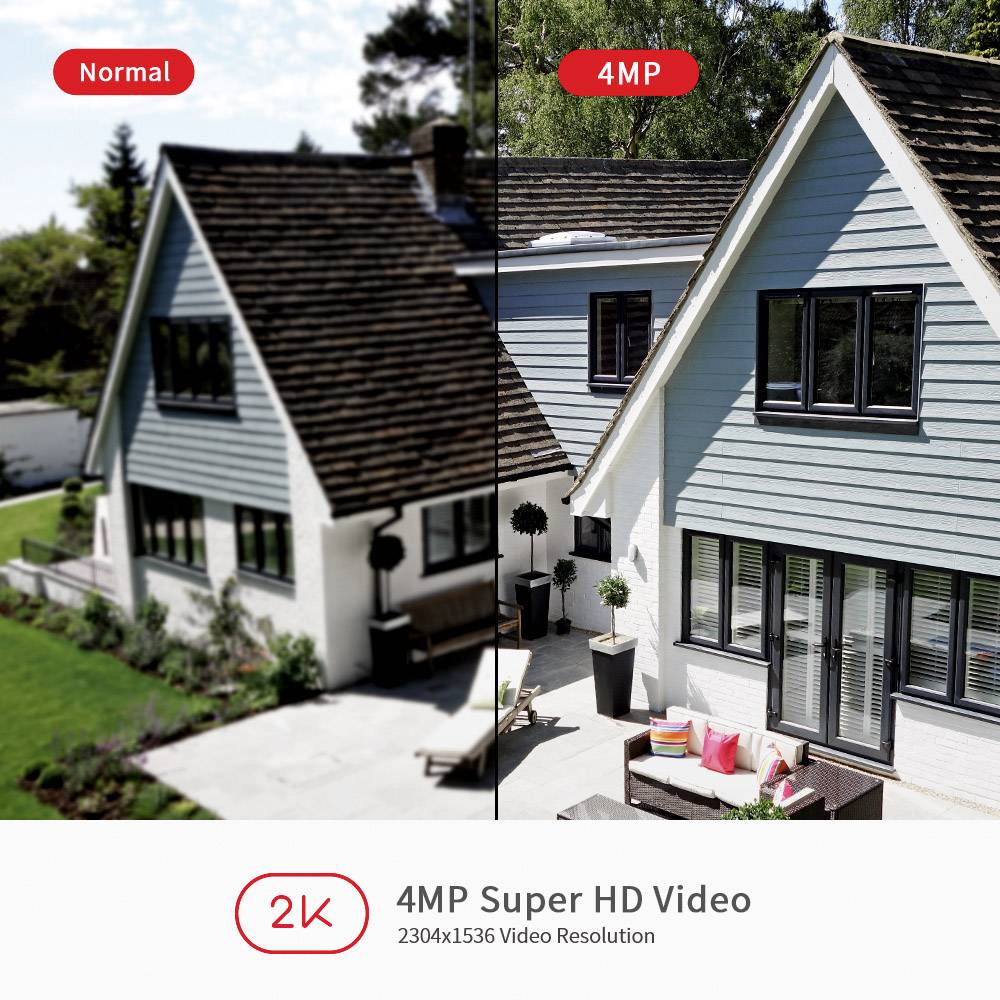 Foscam G4EP 0g4epw LAN IP Überwachungskamera 2304 x 1536 Pixel