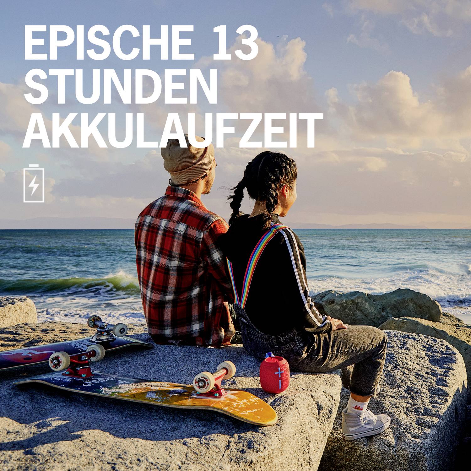 Ultimate Ears WONDERBOOM™ 2 Bluetooth® Lautsprecher Outdoor, tragbar, staubfest, stoßfest, wasserdicht Schwarz