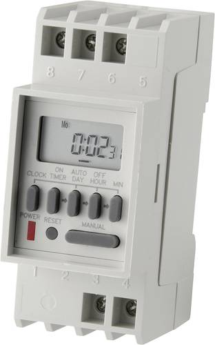 C-Control TM-848-2 Hutschienen-Zeitschaltuhr digital 230 V/AC 16 A/250V