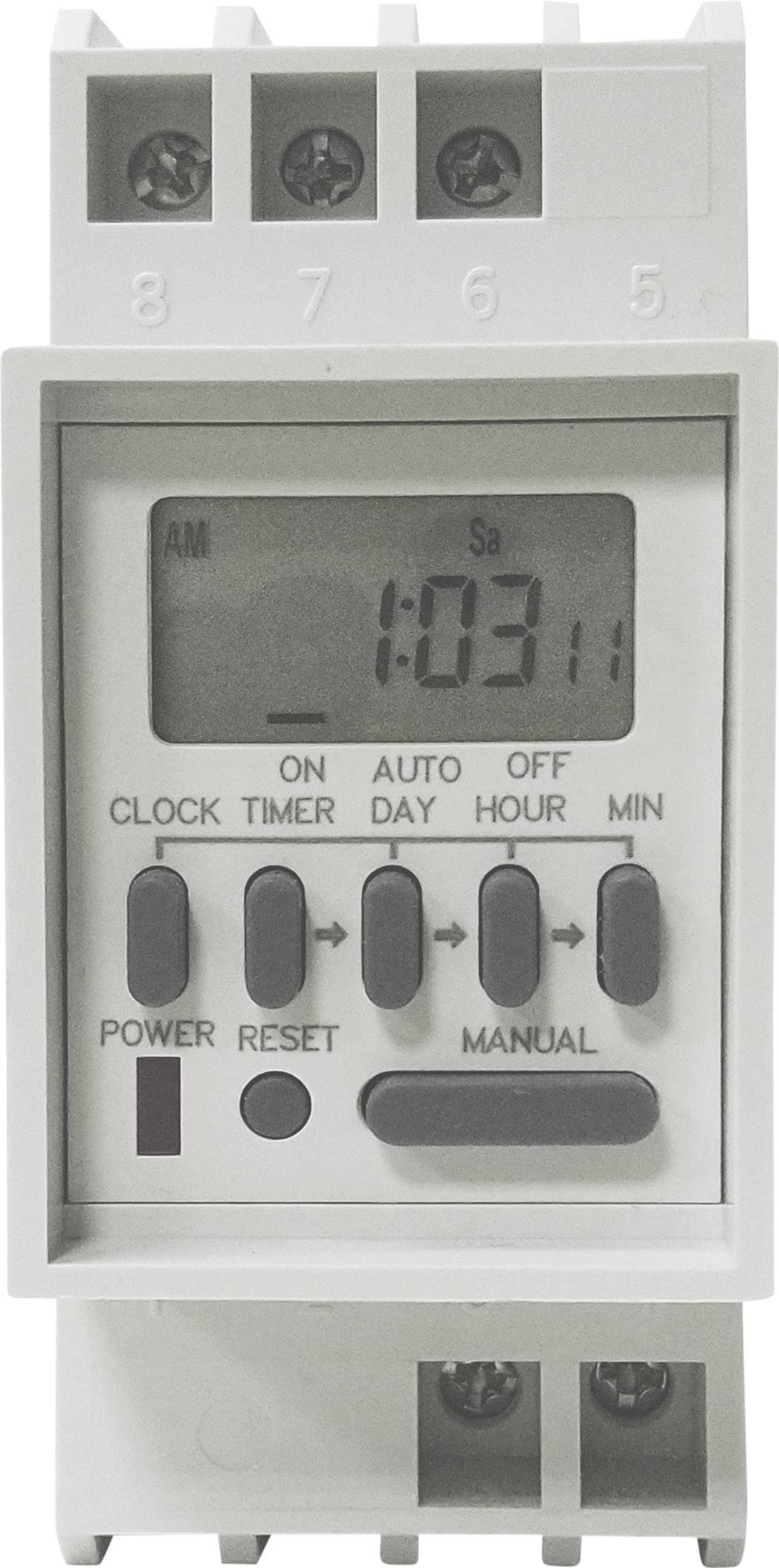 C-Control TM-848-2 Hutschienen-Zeitschaltuhr digital 230 V/AC 4000W