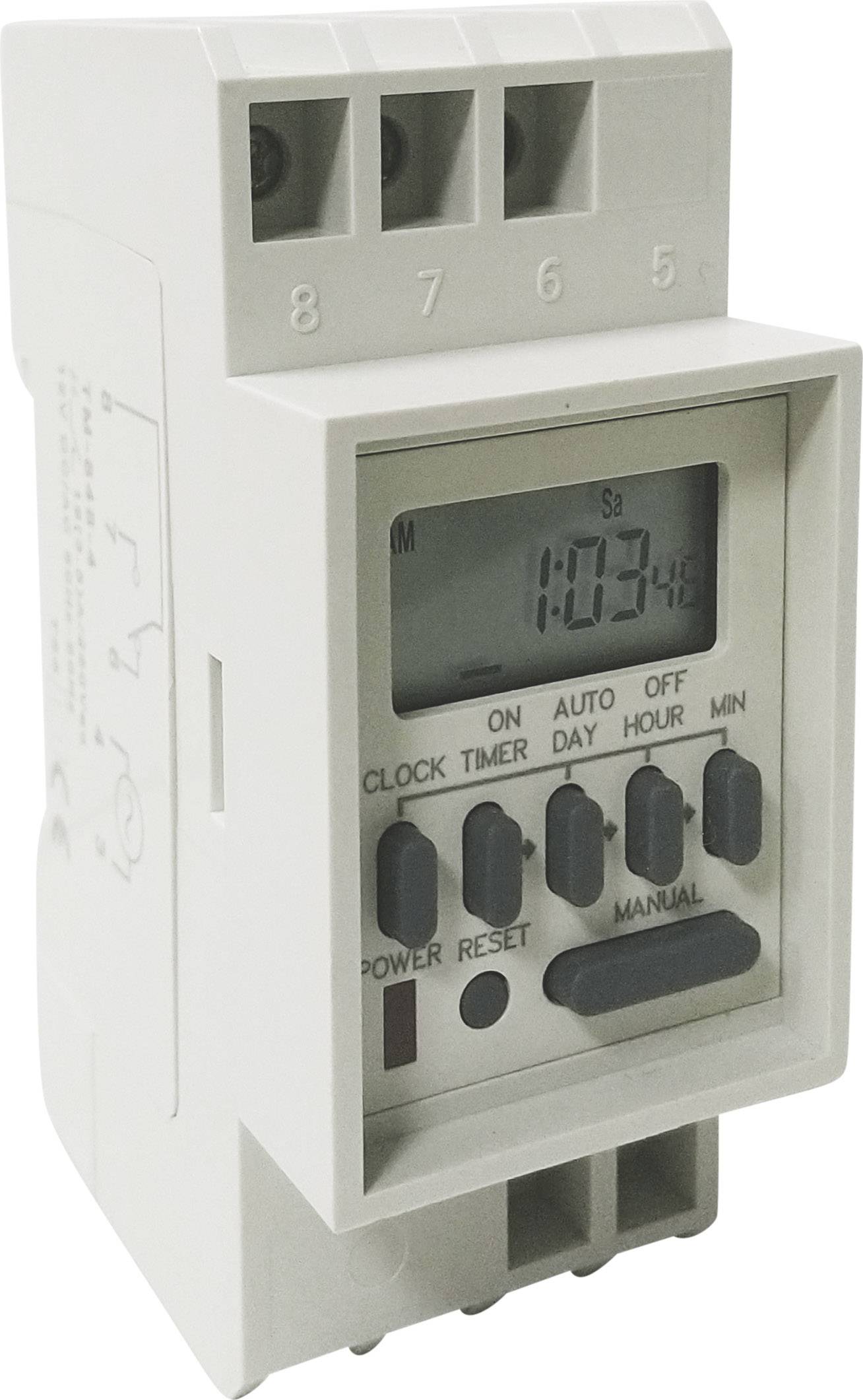 C-Control TM-848-2 Hutschienen-Zeitschaltuhr digital 230 V/AC 4000W