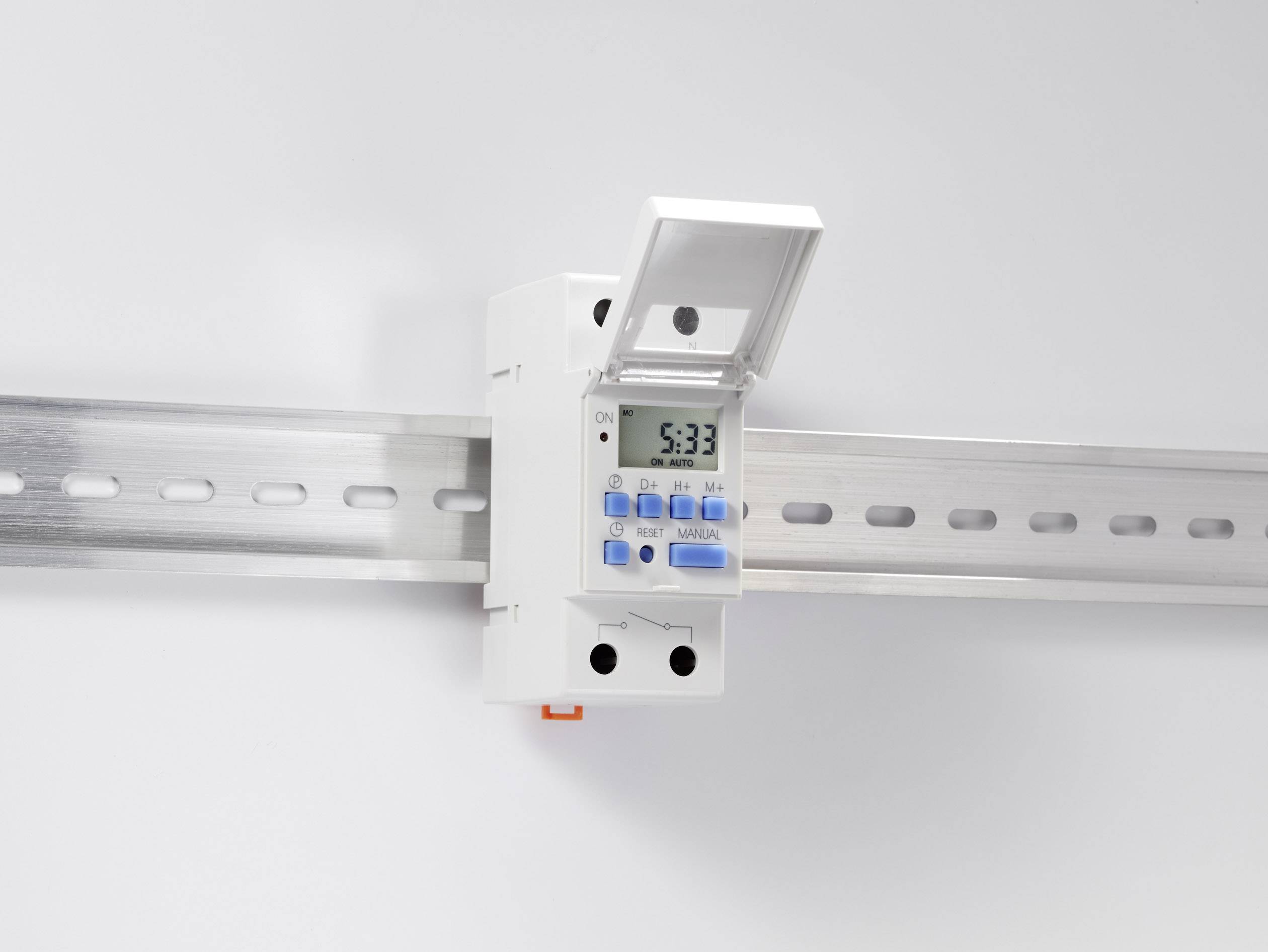 TRU COMPONENTS TRU-DTS-AHC17-30A Zeitschaltuhr für Hutschiene Betriebsspannung: 230 V/AC 1 Wechsler 30A 250 V/AC Wochenprogramm