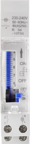 Zeitschaltuhr für Frontaufbau Betriebsspannung: 230 V/AC TRU-ATS-15M-SUL180 1 Wechsl