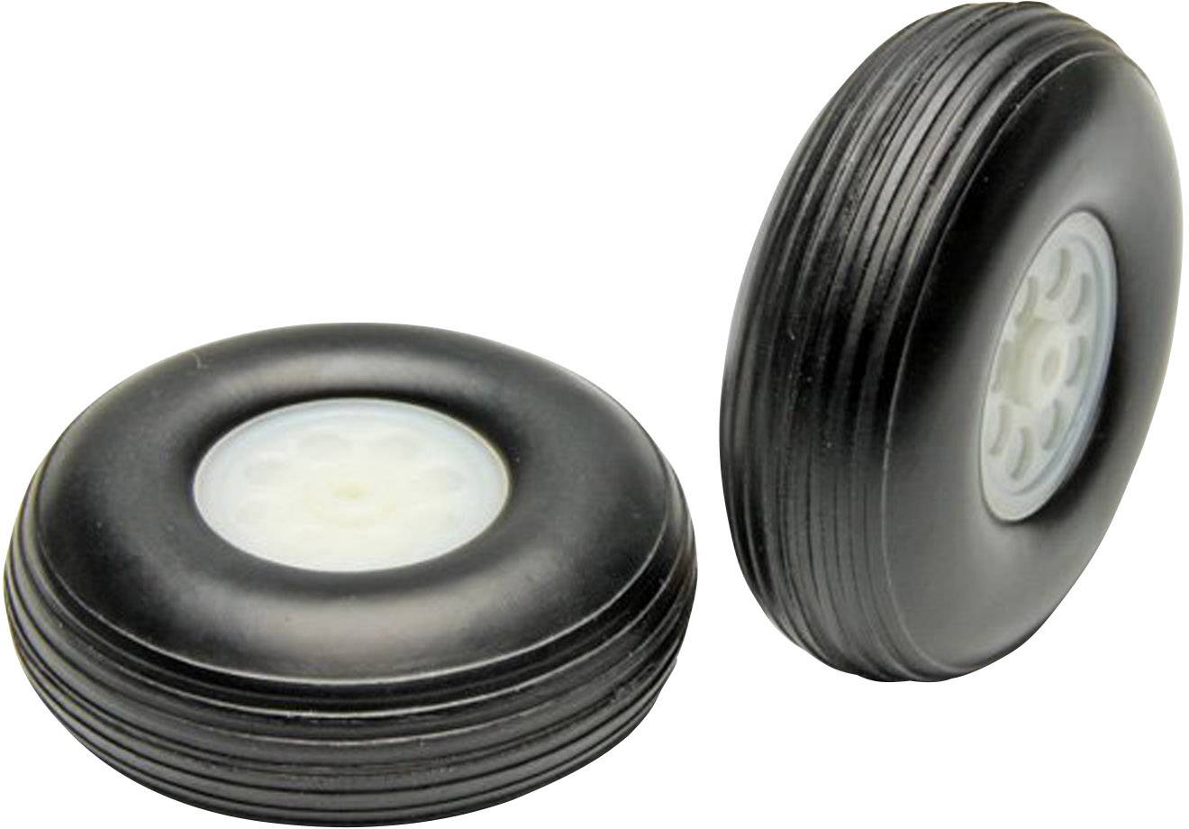 Pichler Modellbau Modellflugzeug Ballonreifen mit Kunststofffelge 40 mm 2 St.