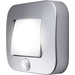Veilleuse LED avec détecteur de mouvement LEDVANCE NIGHTLUX® Hall L 4058075260672 carré LED blanc neutre argent