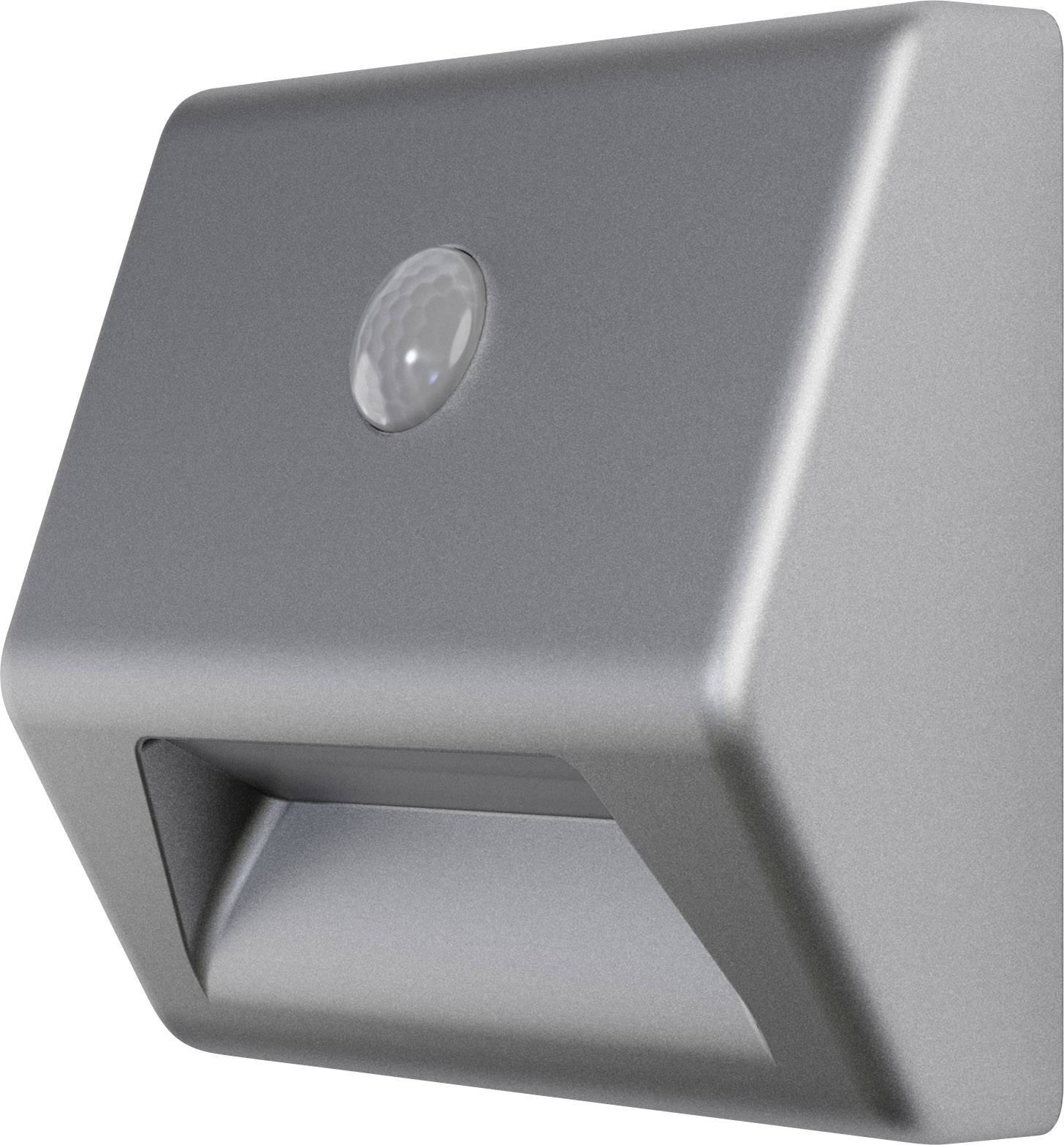 LEDVANCE NIGHTLUX® Stair L 4058075260757 LED-Nachtlicht mit Bewegungsmelder Rechteckig LED Neutralweiß Silber