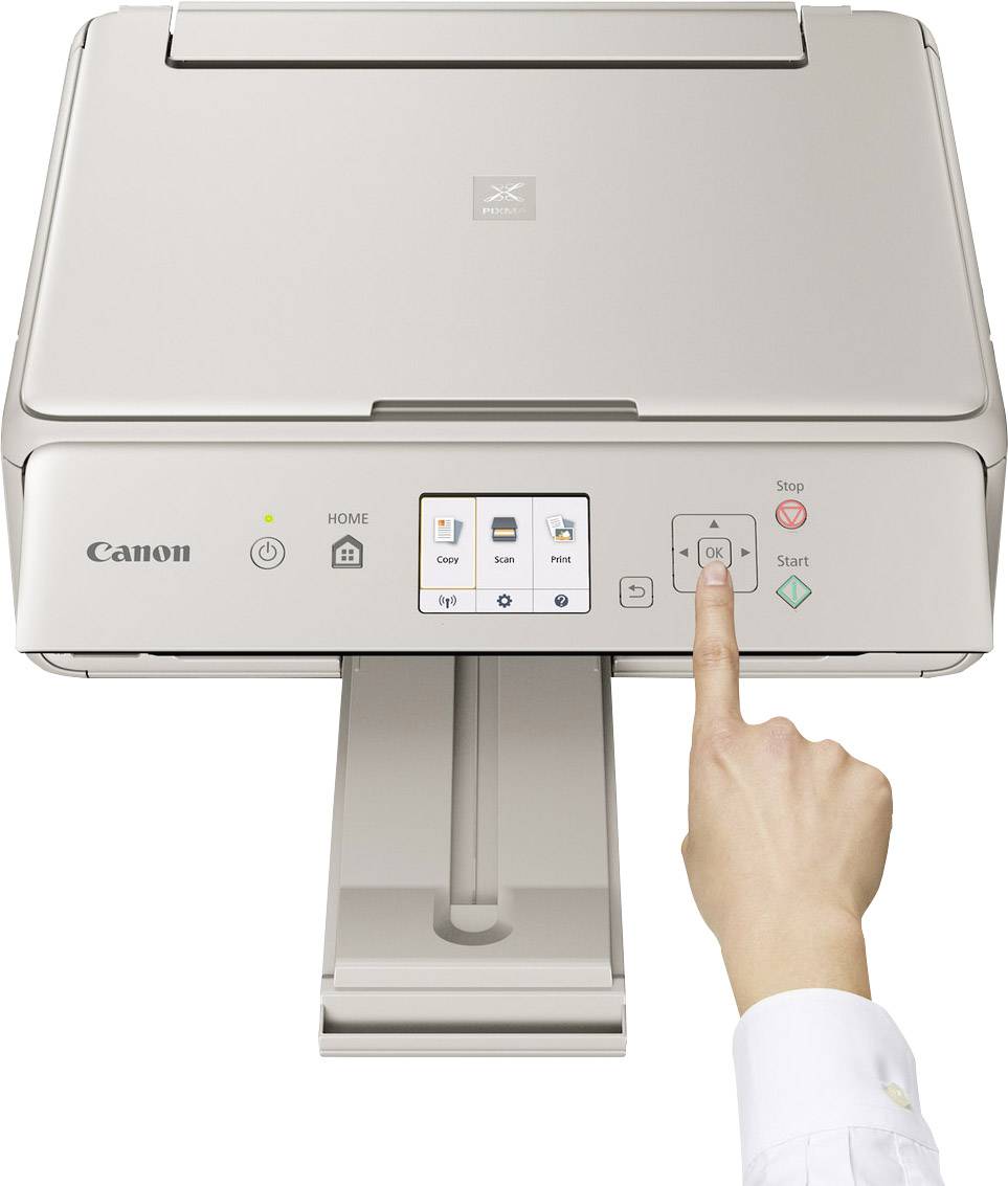 Canon PIXMA TS5053 Multifunktionsdrucker Tintenstrahl Farbe A4 Drucker, Scanner, Kopierer WLAN