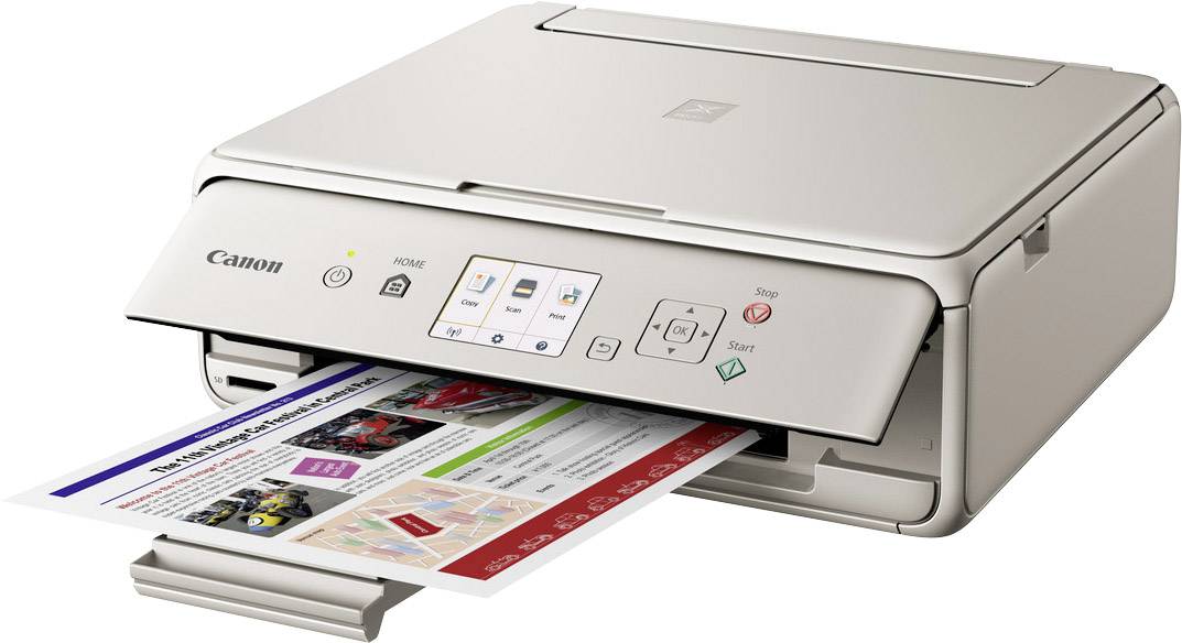 Canon PIXMA TS5053 Multifunktionsdrucker Tintenstrahl Farbe A4 Drucker, Scanner, Kopierer WLAN