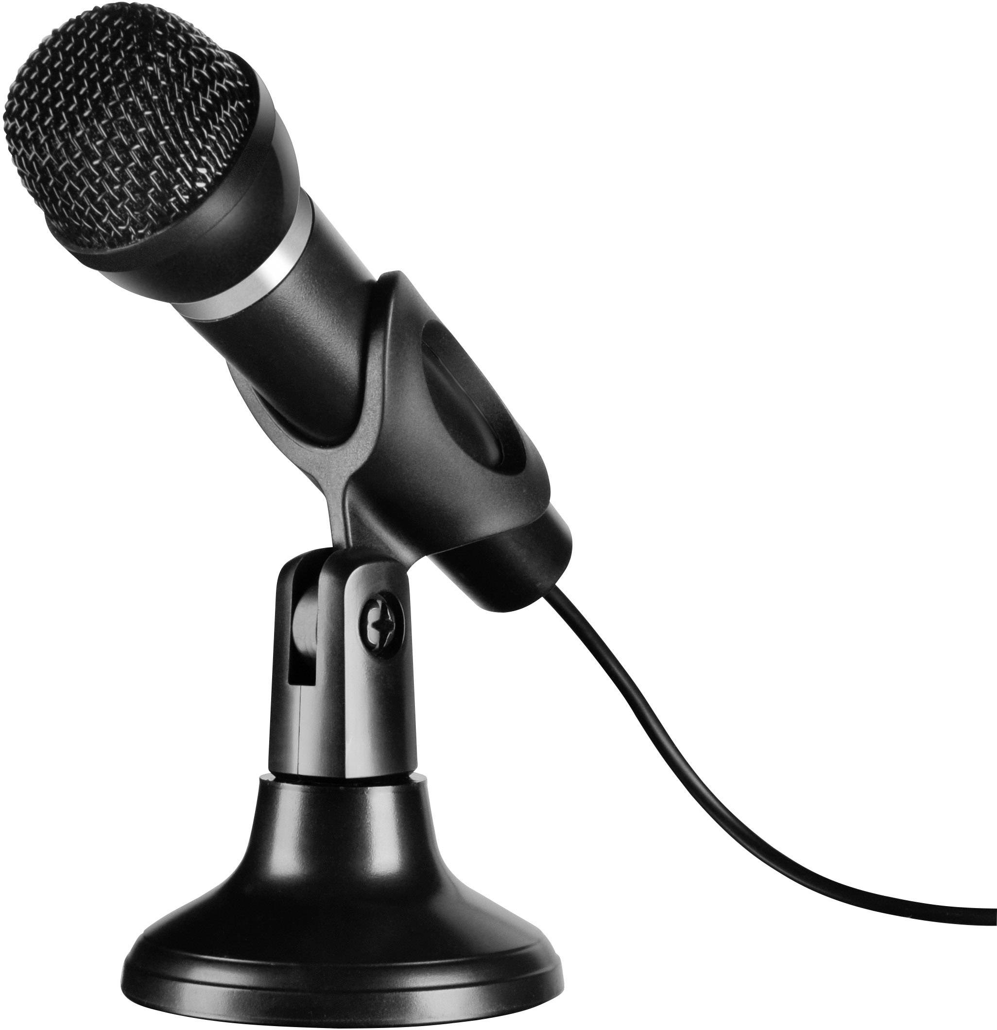 Hand USB-Mikrofon SpeedLink Capo Übertragungsart (Details):Kabelgebunden inkl. Stativ