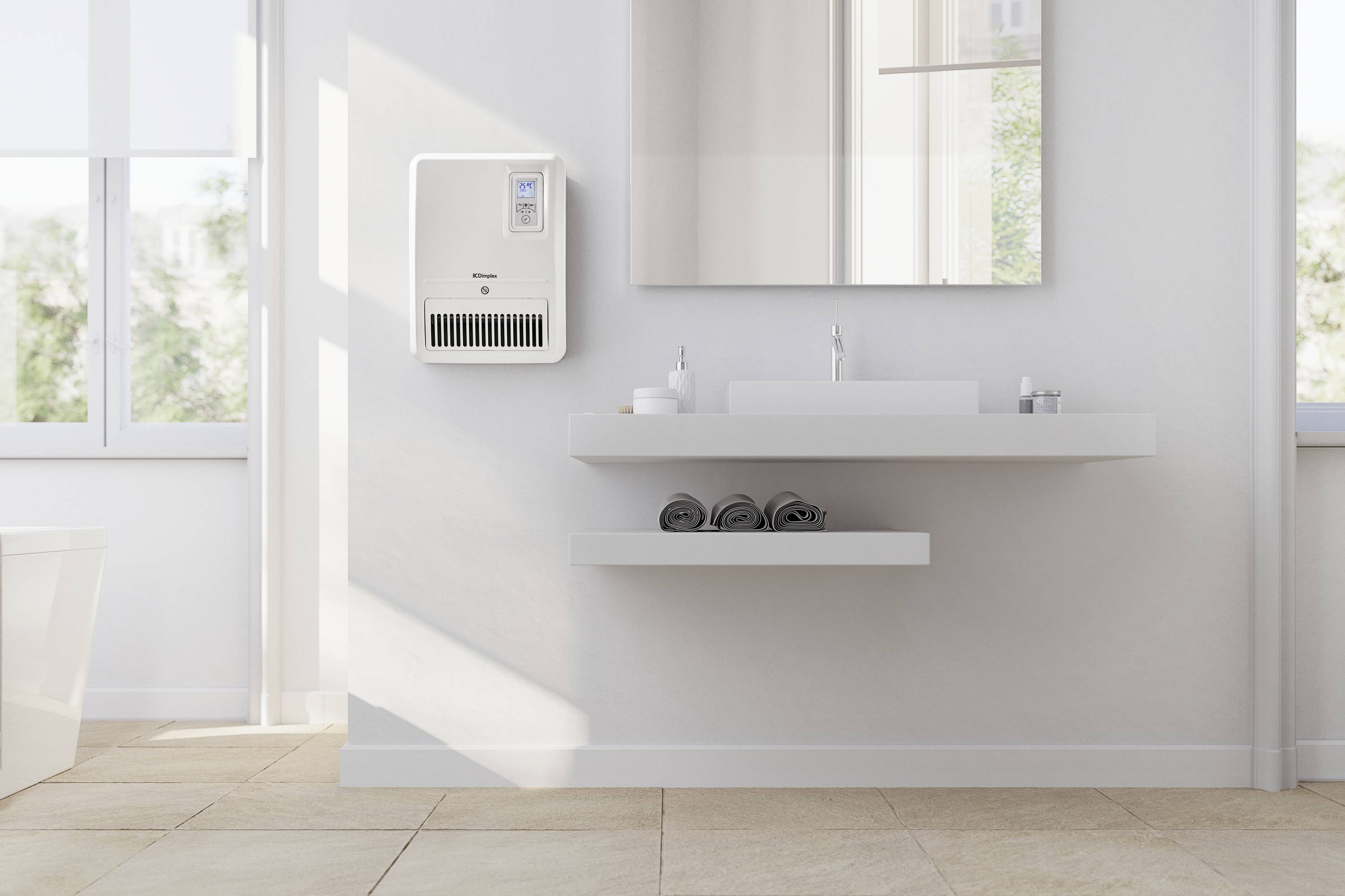 Dimplex 376420 Bad-Schnellheizer H 260E Weiß